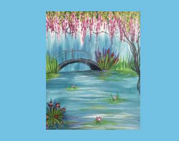 Tranquil Pool Paint & Sip Event
