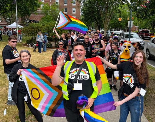 enjoying pride fest