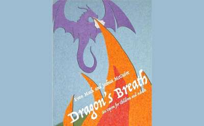 dragon's breath poster with dragon breathing fire