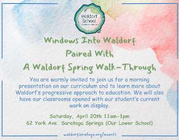 Windows Into Waldorf Paired With A Waldorf Spring Walk-Through