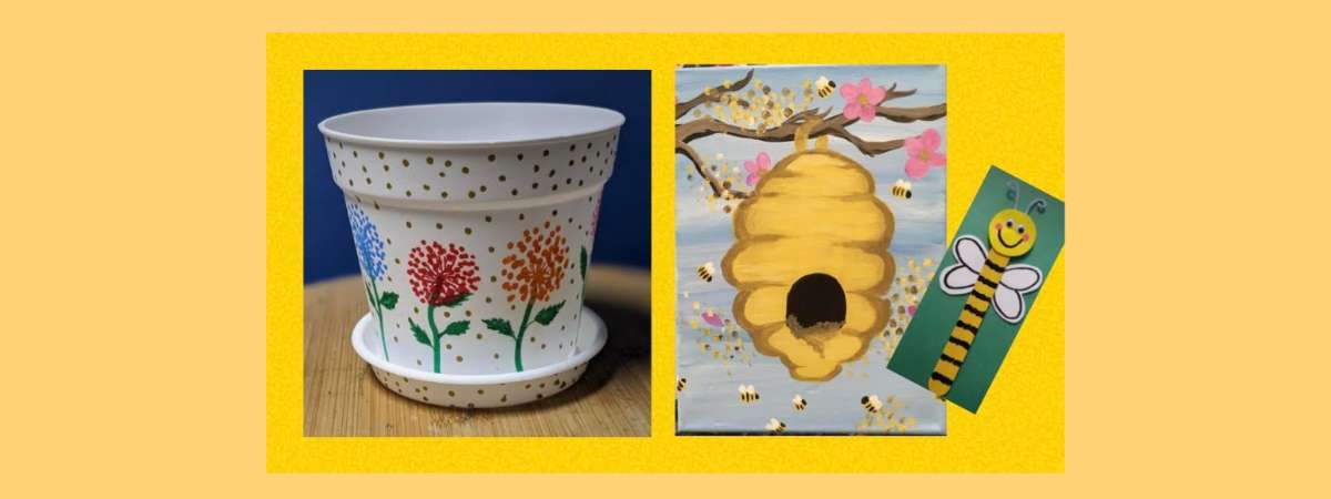 Workshops for Kids! Flowerpot & Painting