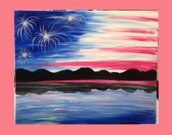 Freedom Flag Paint & Sip Event