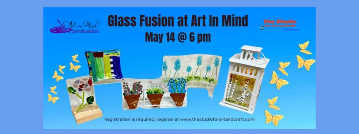 Fused Glass Paint & Sip at Art in Mind Studio!