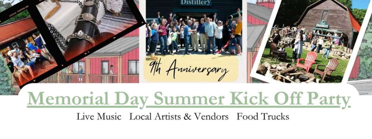 9th anniversary memorial day kick off party, live music, local artis and vendors, food trucks