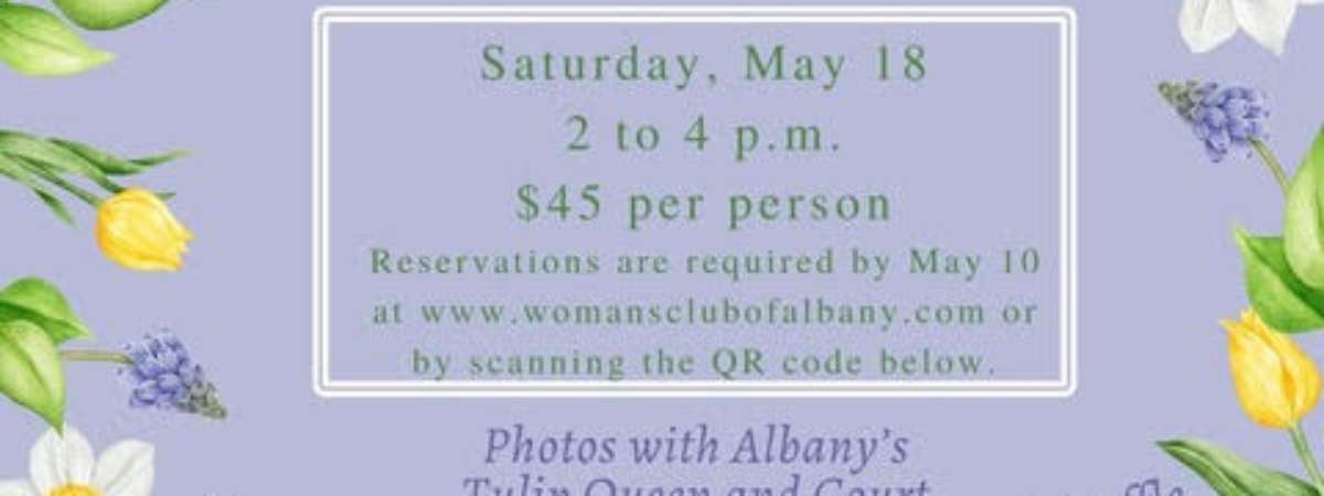 2024 Tulip Tea to benefit The Woman's Club of Albany