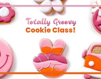 totally groovy cookie class with cookies
