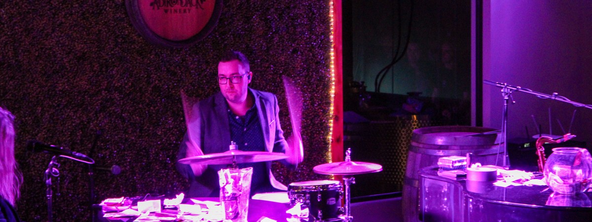 Jimmy Coberly on drums