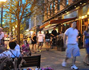 people on broadway in saratoga