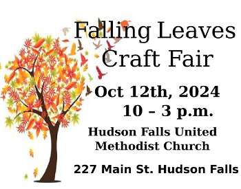 Hudson Falls United Methodist Church Craft Fair 10/12/2024