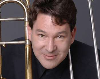 musician with trombone