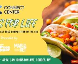 Tacos for life flyer