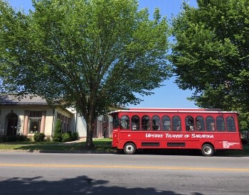 Saratoga Visitor Center Guided Trolley Tours