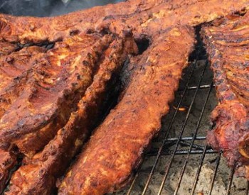 meat on a grill