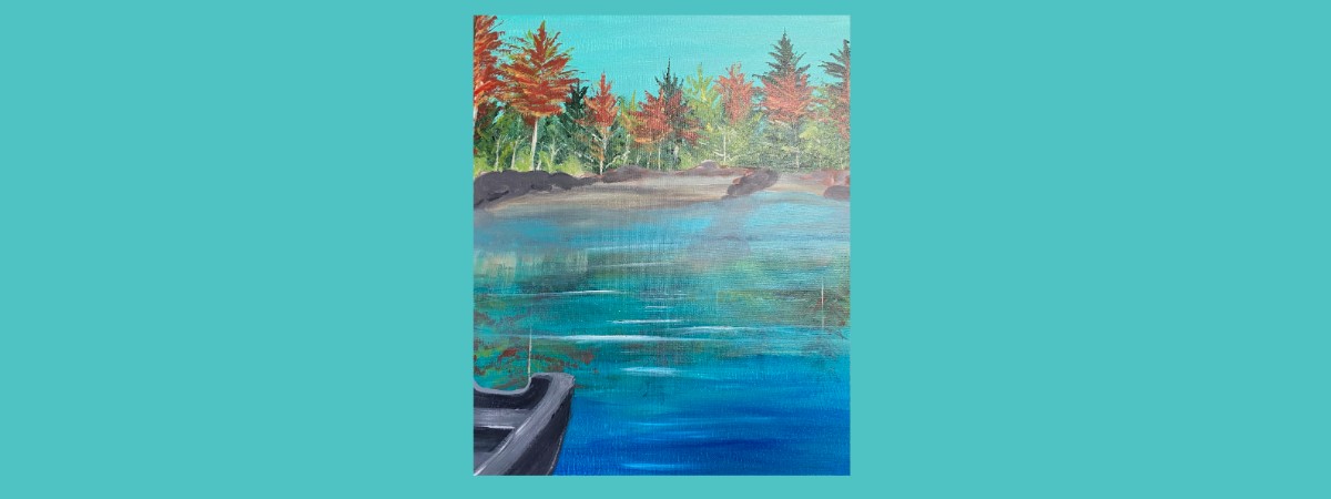 Fall Lake Reflections Paint & Sip Event