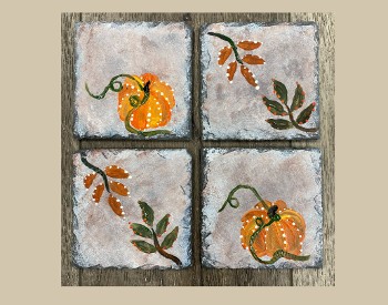 Fall Slate Coaster Set Paint & Sip Event!