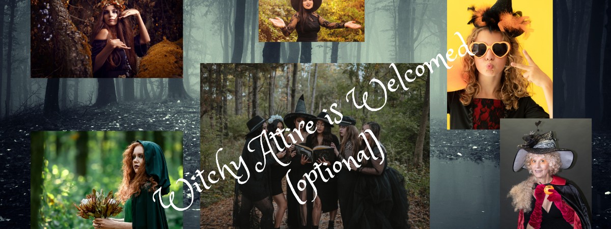 Photos of women in witchy attire