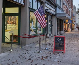 downtown glens falls in fall