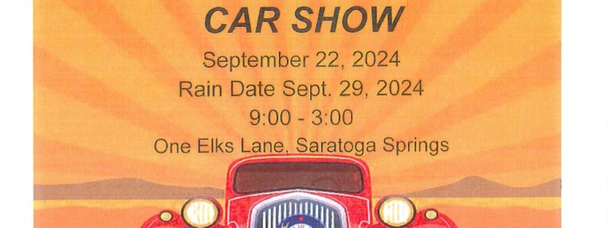 event flier with car