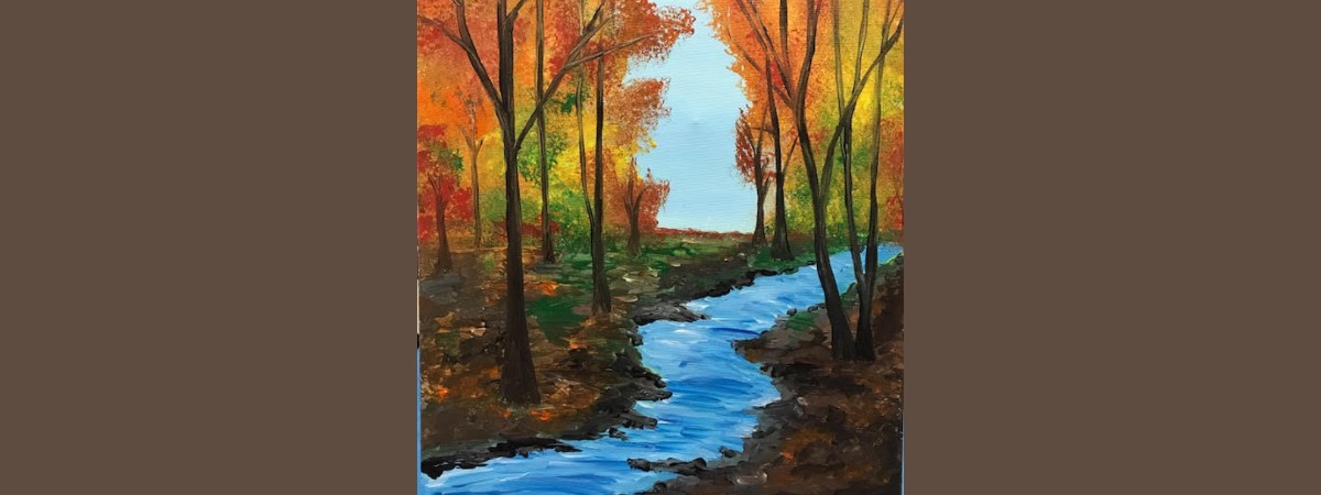 Autumn Stream Paint & Sip Event