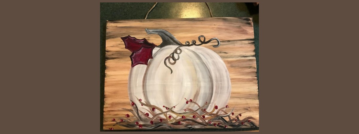 Pumpkin Board Art Paint & Sip Event