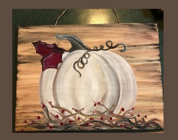 Pumpkin Board Art Paint & Sip Event