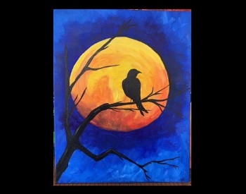 Midnight Moon Paint & Sip Event