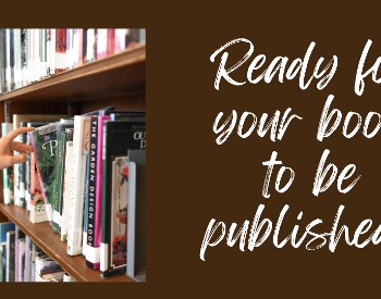 Bookcases with books and a hand selecting a book from the shelf.