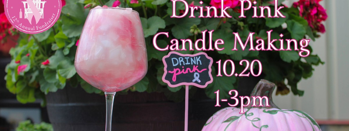 Drink Pink Candle Making- Wine Bottle and Glass 🕯️🍷