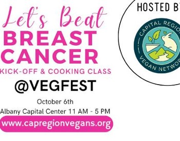 Let's Beat Breast Cancer Rally Kick-Off & Cooking Class @ VegFest