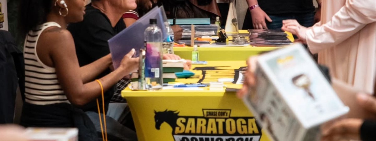 saratoga comic con characters