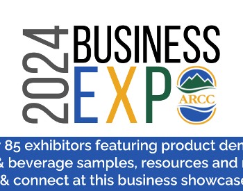 Calendar image with November 6 date and 4:00 - 7:00 pm time. 2024 ARCC Business Expo logo - over 85 exhibitors featuring product demos, food & beverage samples, resources and more! Discover, network & connect at this business showcase. FREE to attend - The Queensbury Hotel logo.