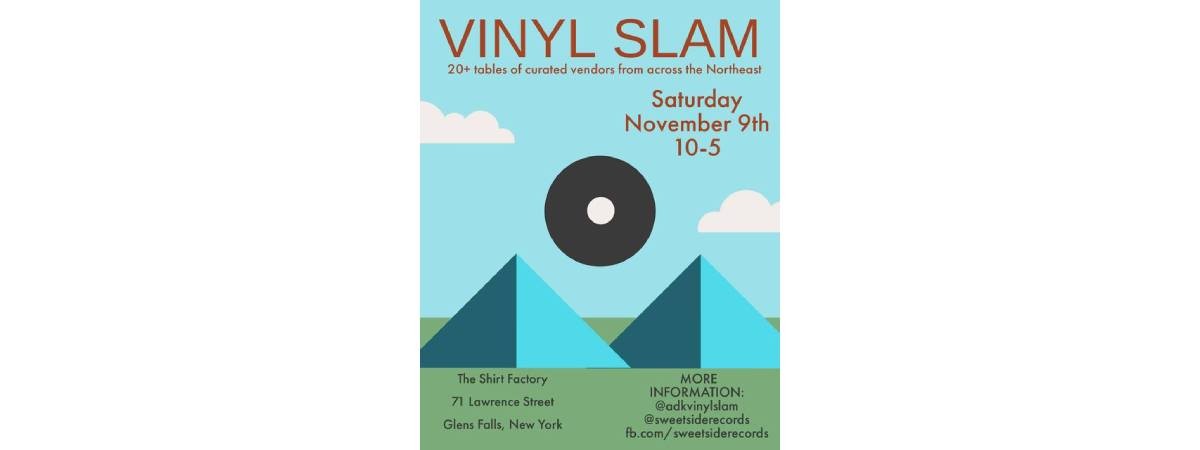 vinyl slam saturday november 9, 10am to 5pm