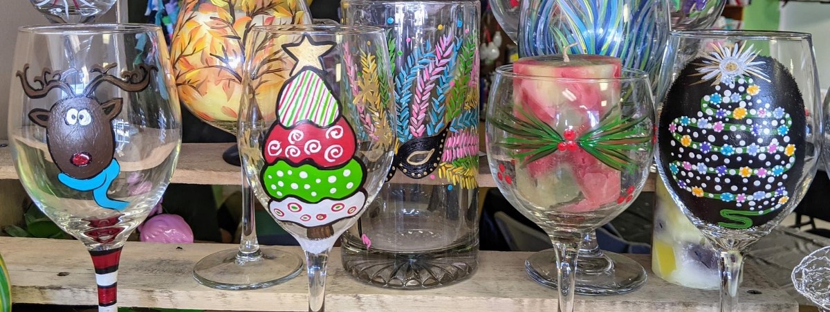 Handpainted glasses