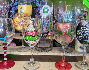 Handpainted glasses