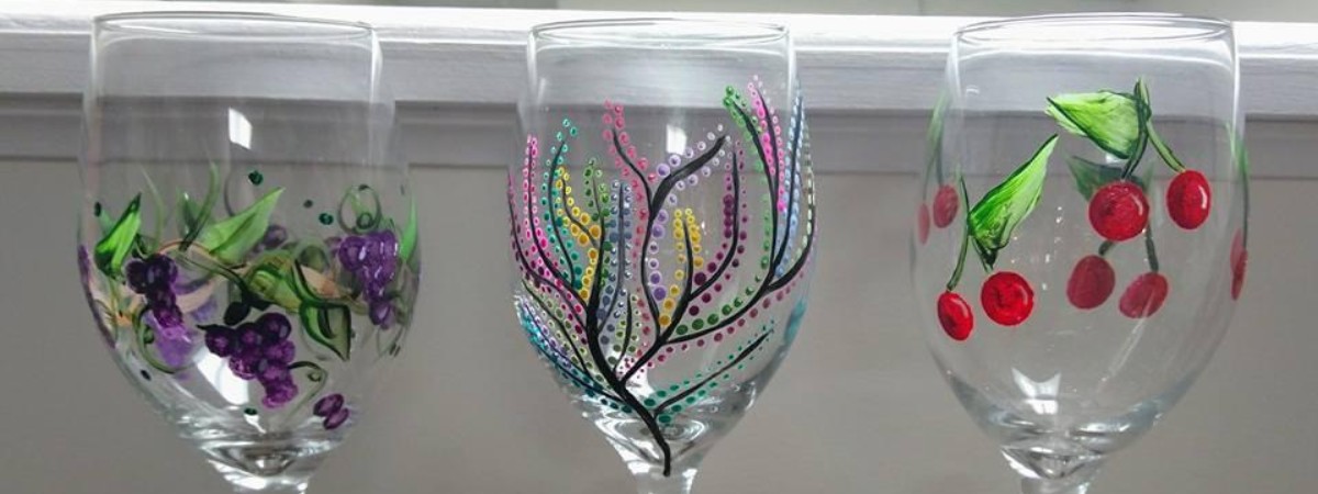 Handpainted glasses