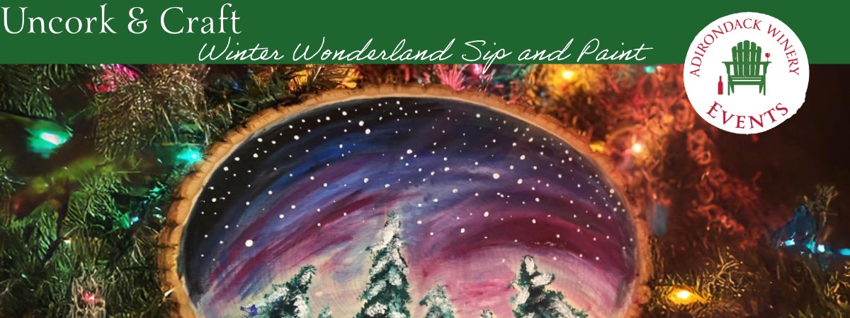 Uncork & Craft: Winter Wonderland Sip and Paint