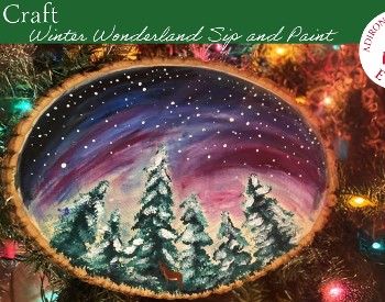 Uncork & Craft: Winter Wonderland Sip and Paint