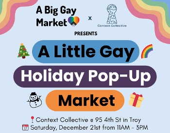 A Little Gay Holiday Pop-Up Market