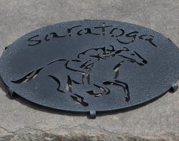 black saratoga trivet