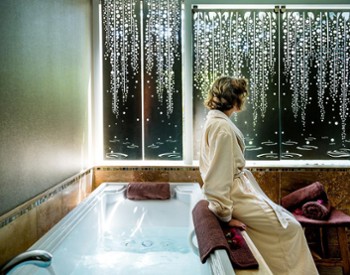 woman in a spa