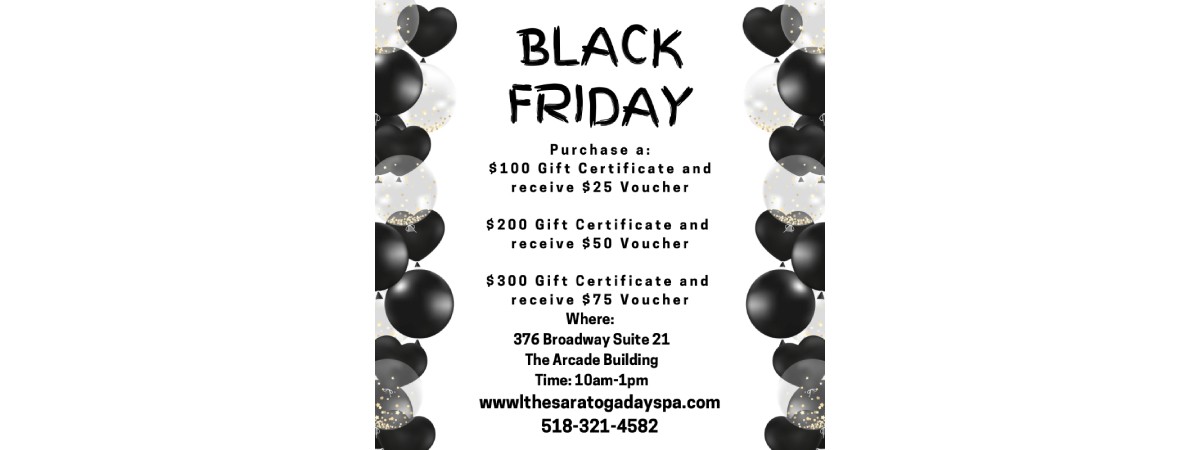 black friday spa deal