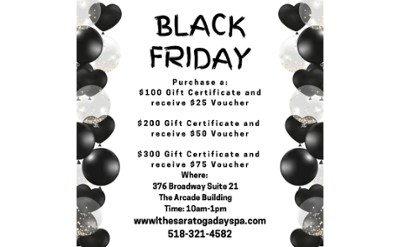 black friday spa deal