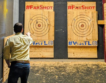 man axe throwing