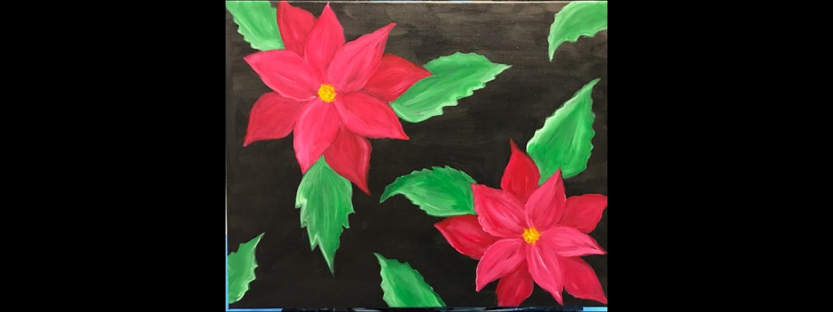 Poinsettias Paint & Sip Event