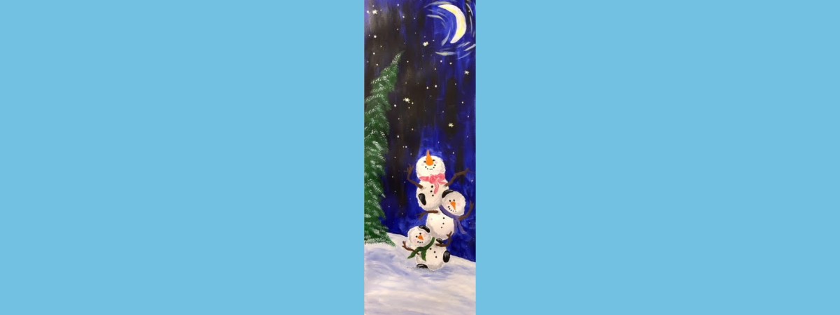 Silly Snowmen Paint & Sip Event