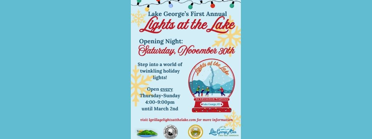 lights at the lake flier