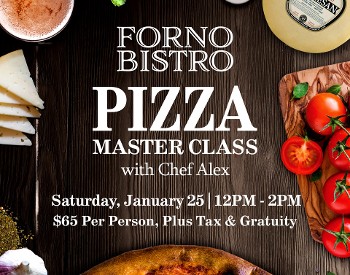 Pizza Masterclass with Chef Alex at Forno Bistro