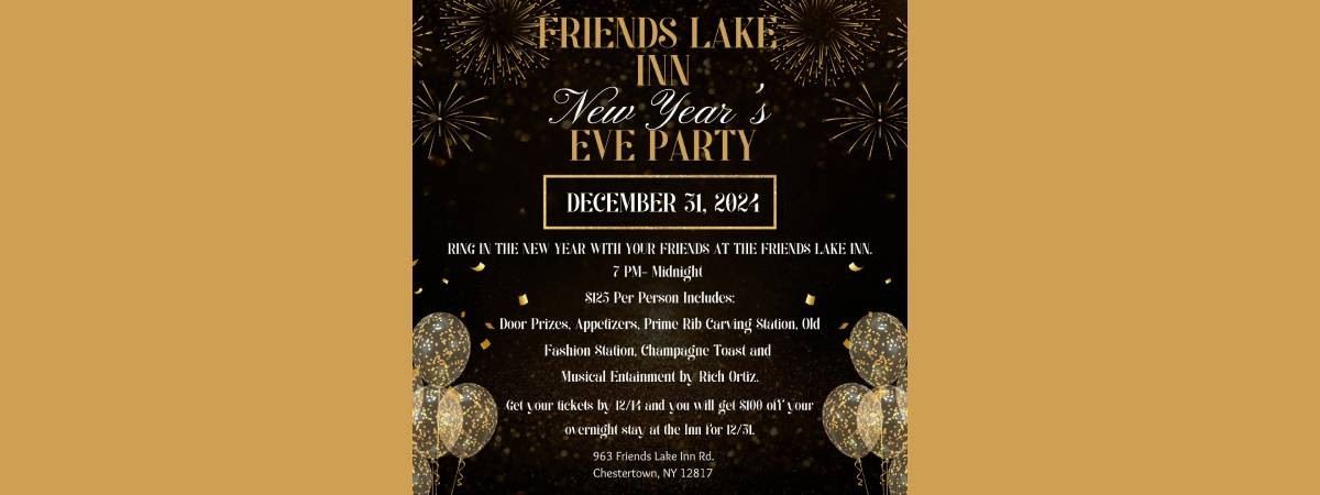 new year's eve at friends lake inn