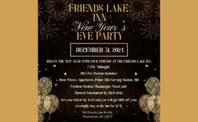 new year's eve at friends lake inn