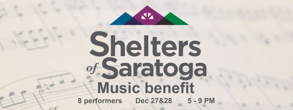 Shelters of Saratoga Music Benefit